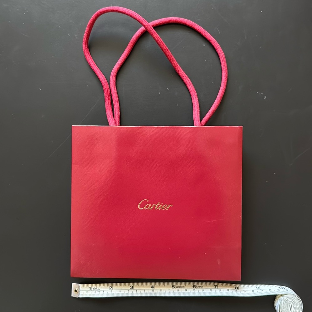 Cartier Red Gift Bag